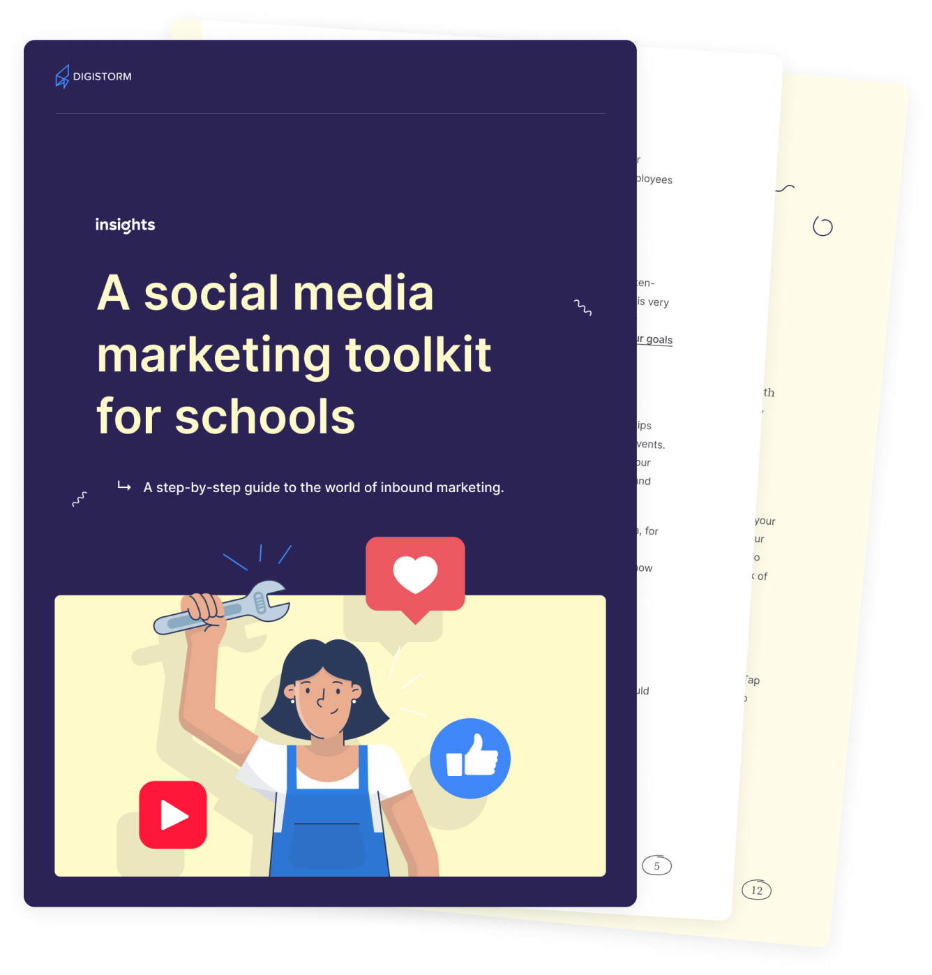 A social media marketing toolkit for schools - guide cover