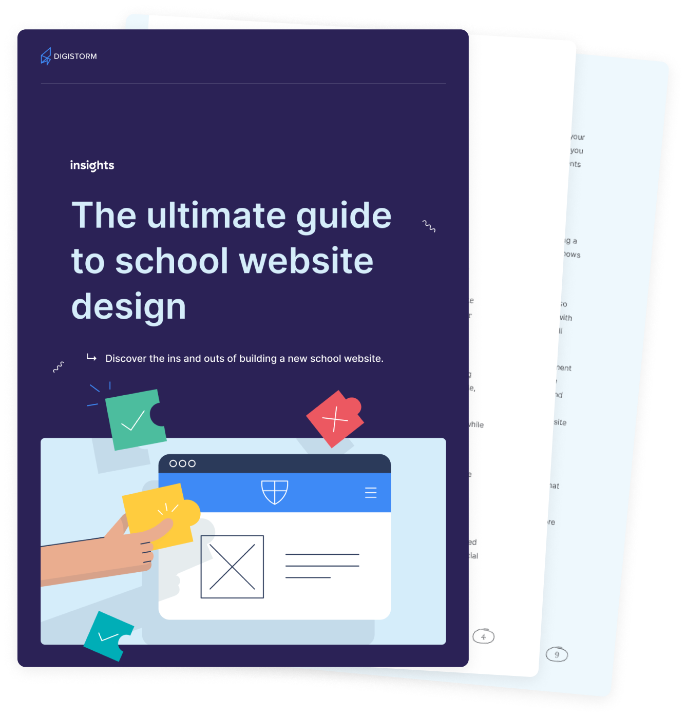 The ultimate guide to school website design - guide cover